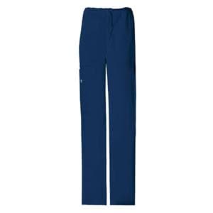 Cherokee Scrub Pant Poly/Ctn/Spndx 4 Pockets 2X Large Navy Unisex Ea