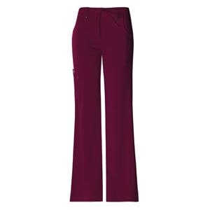 Scrub Pant 3 Pockets 2X Large Wine Womens Ea