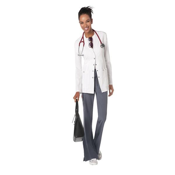 Lab Coat Long Sleeves X-Small White Womens Ea