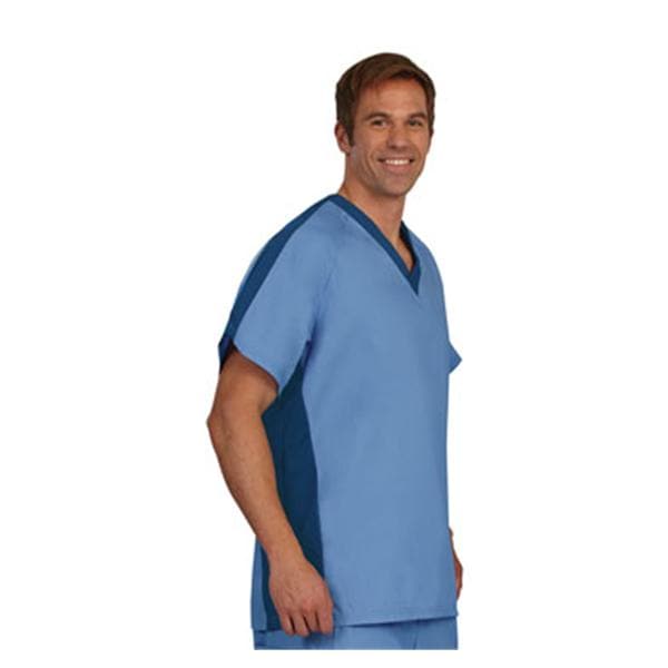 Fashion Seal Scrub Shirt 7182 Unisex 5X Large Navy / Ceil Ea