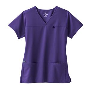 Jockey Scrub Shirt 4 Pockets X-Small Purple Womens Ea