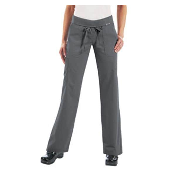 Scrub Pant Poly/Ctn Multiple Pockets Medium Steel Grey Womens Ea