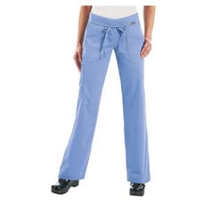 Scrub Pant 55% Cotton / 45% Polyester 5 Pockets Medium Ceil Blue Womens Ea
