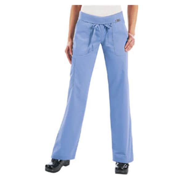 Scrub Pant 55% Cotton / 45% Polyester 5 Pockets 2X Large Ceil Blue Womens Ea