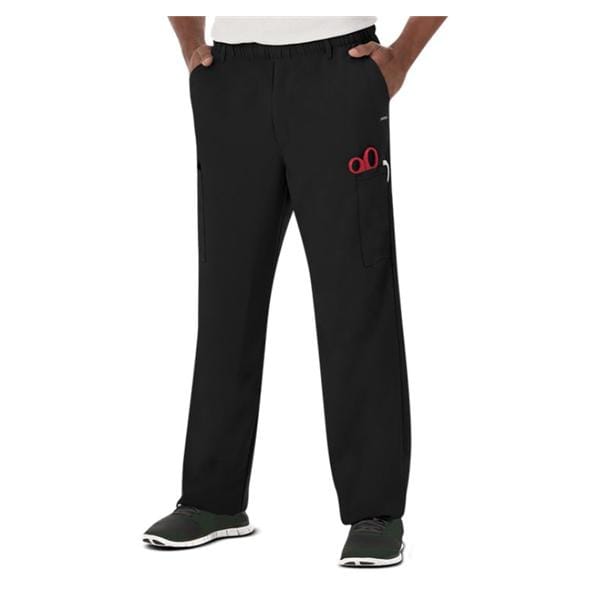 Jockey Scrub Pant 7 Pockets Medium Black Mens Ea