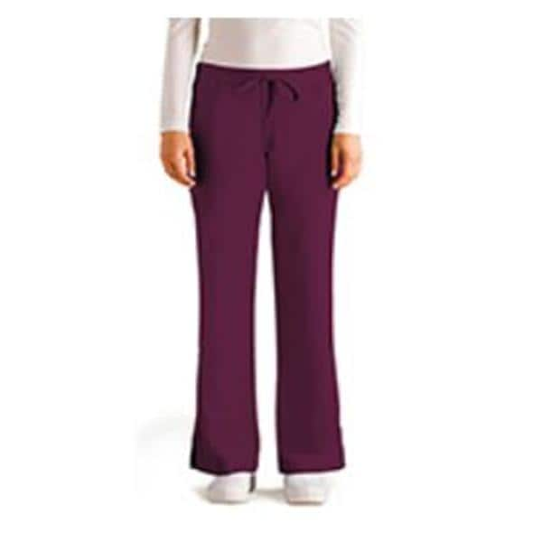 Scrub Pant 5 Pockets 2X Small Wine Womens Ea