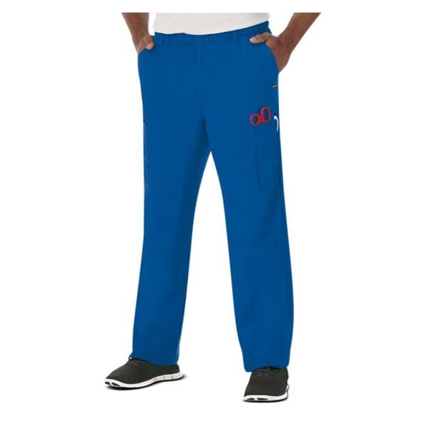 Jockey Scrub Pant 7 Pockets Medium Royal Blue Mens Ea