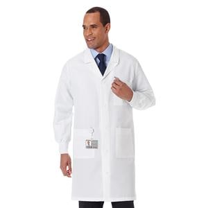 META Lab Coat 3 Pockets Long Sleeves X-Small White Unisex Ea