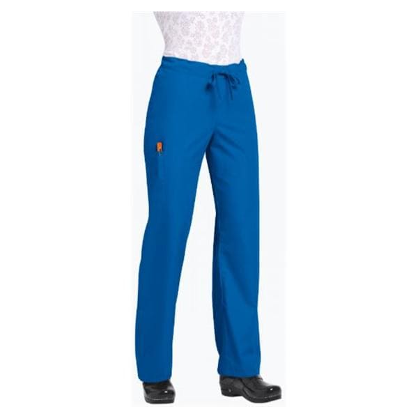 Scrub Pant 65% Polyester / 35% Cotton 4 Pockets X-Large Royal Blue Unisex Ea