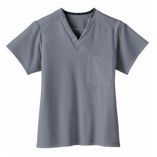 Jockey Scrub Shirt V-Neck 3X Large Pewter Unisex Ea