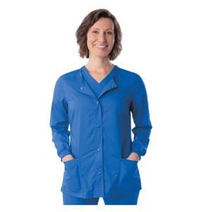 Scrub Zone Warm-Up Jacket 4 Pkts Lng Slvs / Elstc Covered Cffs Sm Ceil Womens Ea