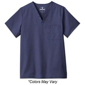 Scrub Shirt V-Neck 1 Pocket Set-In Sleeves 5X Large Ceil Blue Unisex Ea