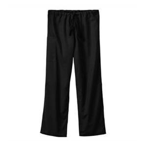 Scrub Pant 2 Pockets 2X Large Black Unisex Ea