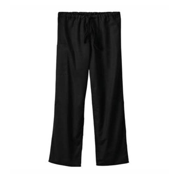 Scrub Pant 2 Pockets 2X Large Black Unisex Ea