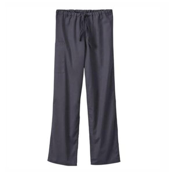 Scrub Pant 2 Pockets Large Charcoal Unisex Ea