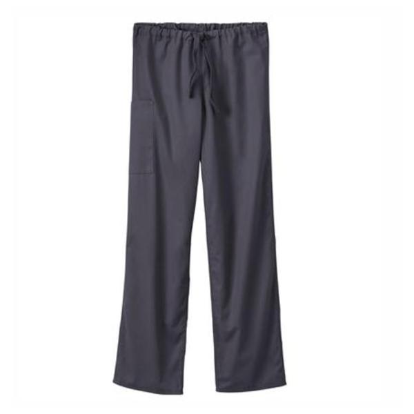 Scrub Pant Poly/Ctn 2 Pockets X-Large Charcoal Unisex Ea