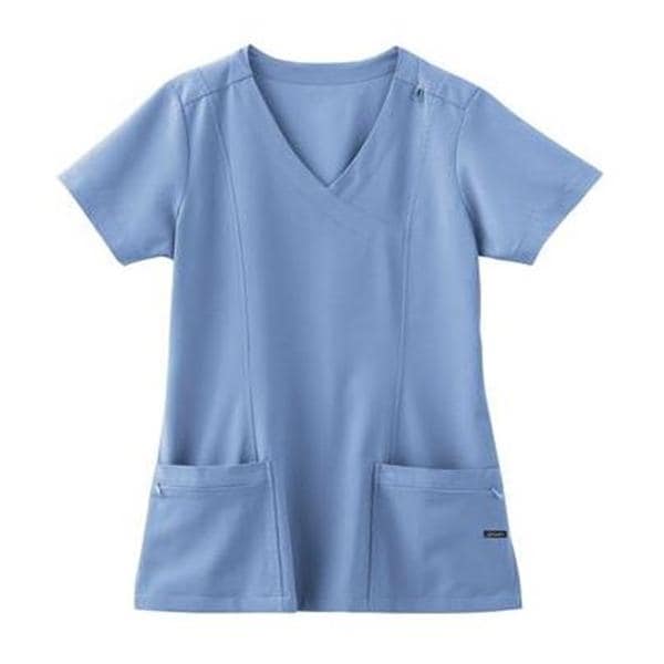 Jockey Scrub Shirt 2306 Womens Small Ceil Blue Ea