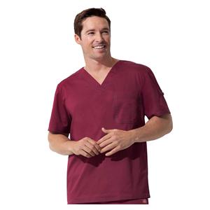 Dickies Scrub Shirt Short Sleeves Medium Wine Ea