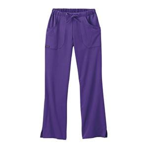 Jockey Scrub Pant 72% Plystr / 21% Rayon / 7% Spndx 4 Pkts X-L Prpl Womens Ea