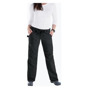 Scrub Pant 6 Pockets 2X Small Black Ea