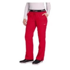 Scrub Pant 4 Pockets Large Scarlet Red Womens Ea