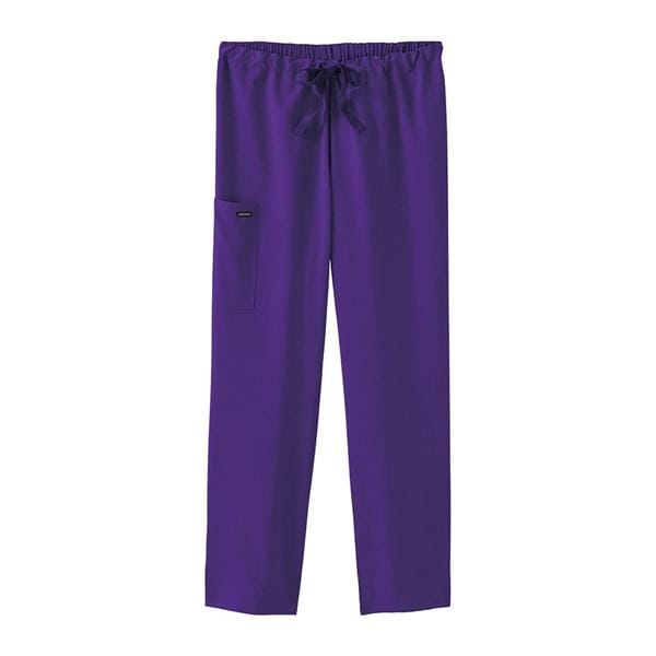 Jockey Scrub Pant 2 Pockets Large Purple Unisex Ea