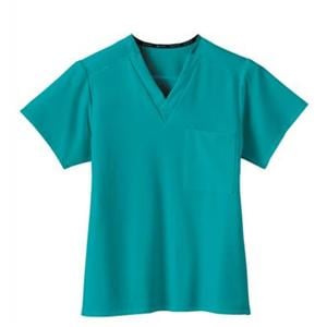 Scrub Top 1 Pocket 4X Large Teal Unisex Ea