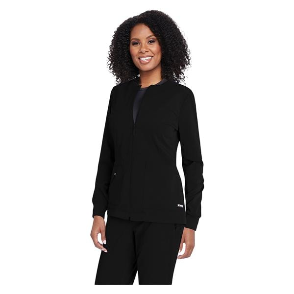 Millie Warm-Up Jacket Large Black Ea