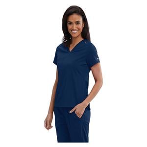 Bree Scrub Top V-Neck 1 Pocket Medium Indigo Ea