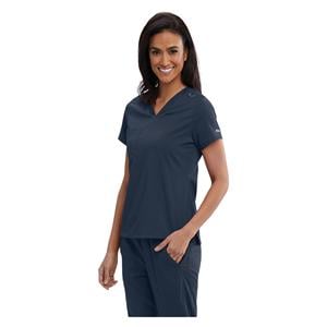 Bree Scrub Top V-Neck 1 Pocket X-Small Gray Ea