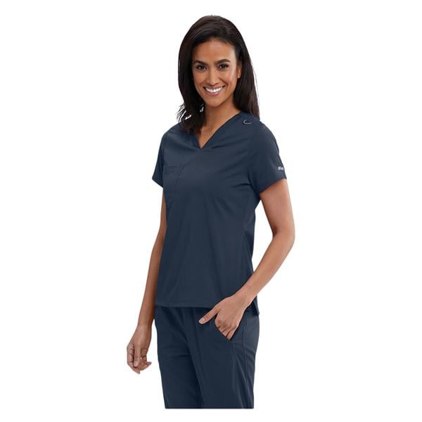 Bree Scrub Top V-Neck 1 Pocket X-Large Gray Ea