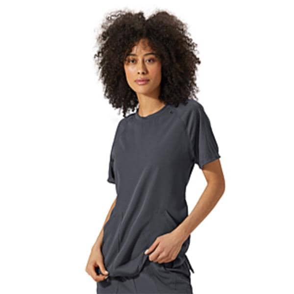 Jockey Comfort Scrub Top Crew Neck X-Large Charcoal Womens Ea