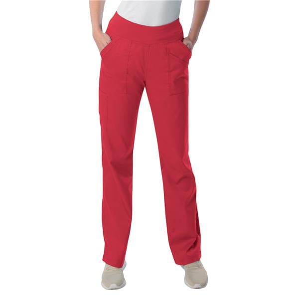 Yoga Scrub Pant X-Large True Red Womens Ea