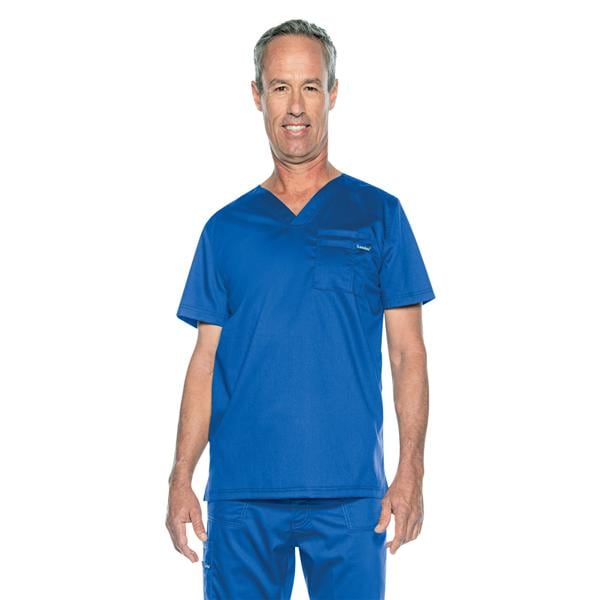 Scrub Top V-Neck Mens Ea