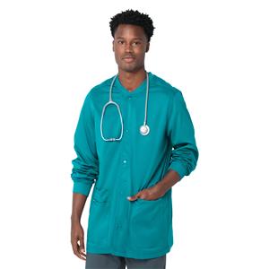 Proflex Warm-Up Jacket 3 Pockets Long Sleeves / Knit Cuff X-Large Teal Mens Ea