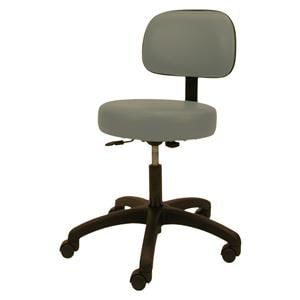 Chair Task Gray 2" Casters Adjustable Backrest 5 Leg Ea