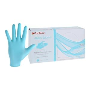 Aqua Source Nitrile Exam Gloves Large Aqua Non-Sterile