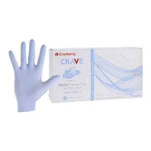 Crave Nitrile Exam Gloves X-Large Light Blue Non-Sterile