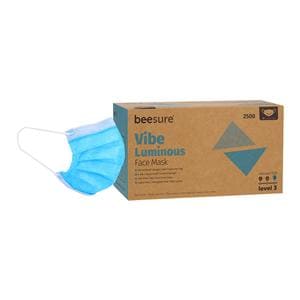BeeSure Vibe Mask ASTM Level 3 Blue 50/Bx