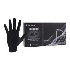 Carbon Nitrile Exam Gloves Small Black Non-Sterile