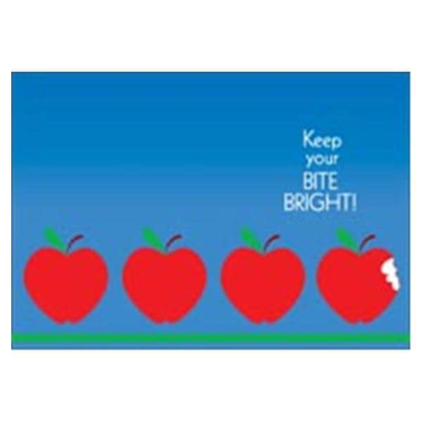 Laser 4-Up Recall Cards 4 Apples Bite 8.5 in x 11 in 200/Pk