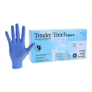 SemperCare Tender Touch Nitrile Exam Gloves Large Cobalt Blue Non-Sterile
