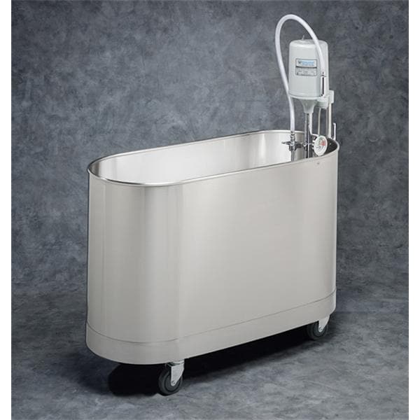 Sport Hydrotherapy Whirlpool 85gal Mobile Stainless Steel With Casters