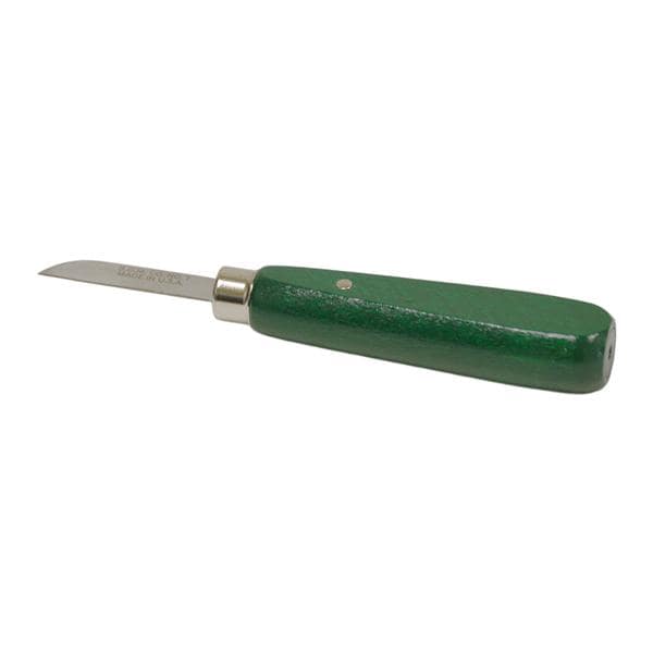 Lab Knife Size 7 Carbon Steel Green Ea