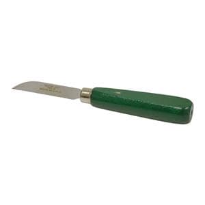 Lab Knife Size 8 Carbon Steel Green Ea