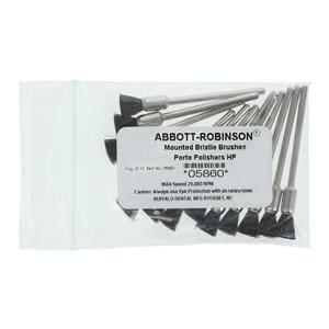 Abbott-Robinson Polishing Bristle Brushes Porte 12/Bx