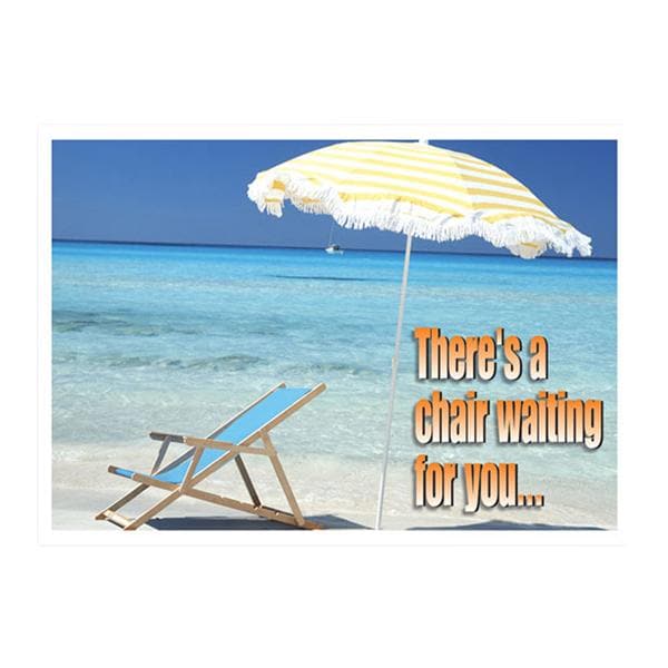 Laser 4-Up Recall Cards Beach Chair 8.5 in x 11 in 200/Pk