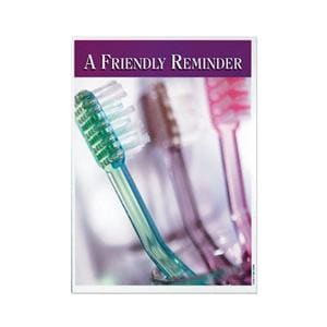 Imprinted Recall Cards Friendly Brush 4 in x 6 in 250/Pk