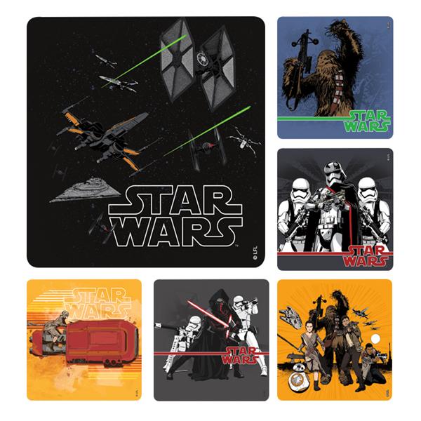 Stickers Star Wars The Force Awakens Assorted 100/Rl