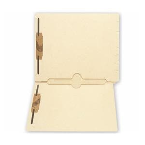 End Tab Manila Folders 11pt 2-Full Pocket 2-Fastener 50/Bx